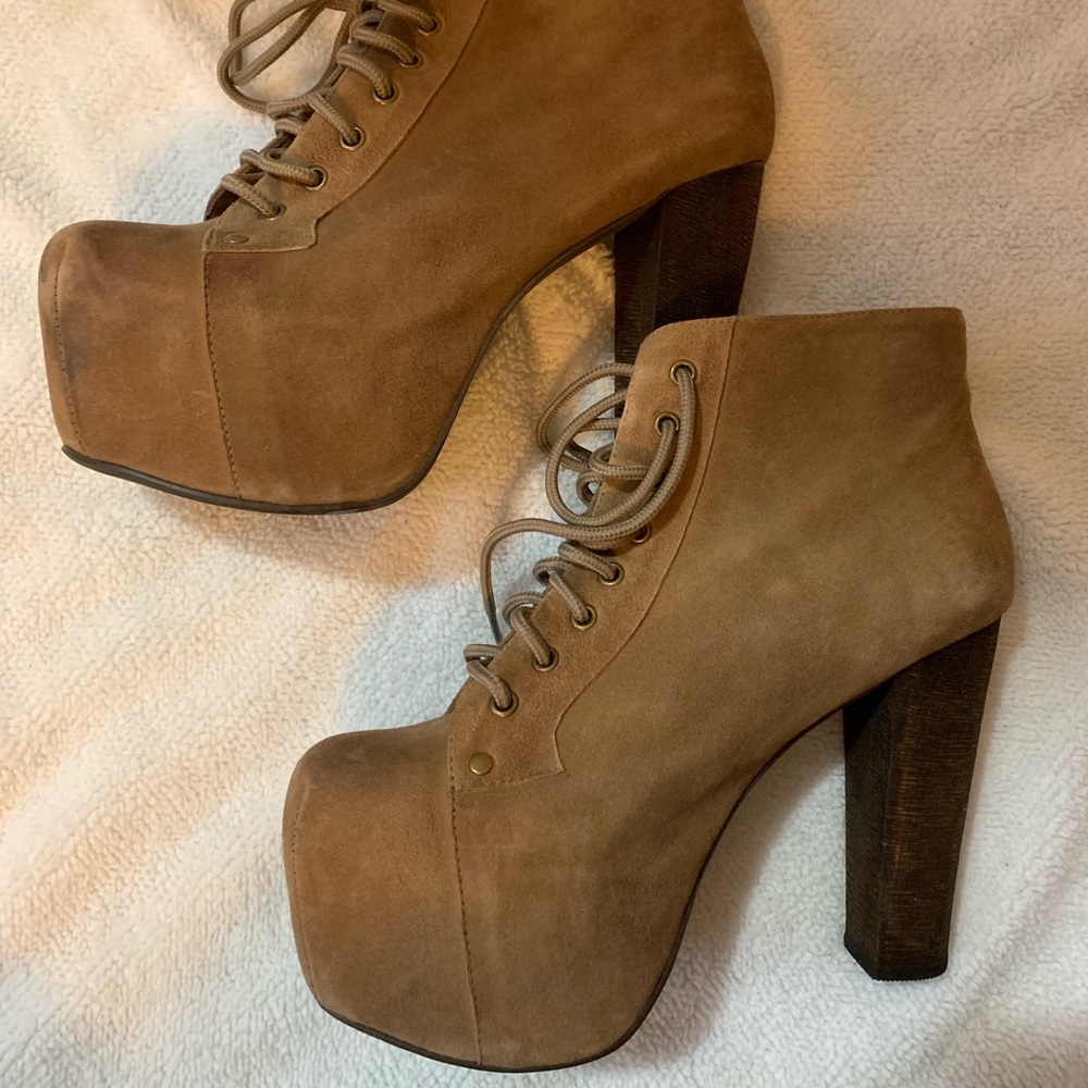 Jeffrey campbell taupe lita sz 9